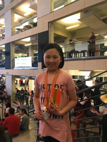 Орозобекова Алиман, "Science" номинациясында 2-орун